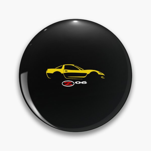 Item preview, C5 Corvette Z06 Millennium Yellow Minimalist Tribute designed and sold by TheArtOfCar.