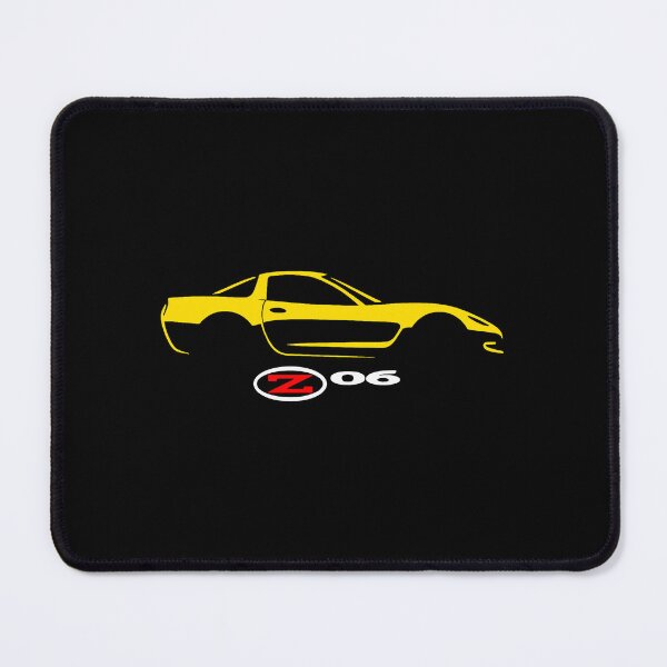 Item preview, C5 Corvette Z06 Millennium Yellow Minimalist Tribute designed and sold by TheArtOfCar.
