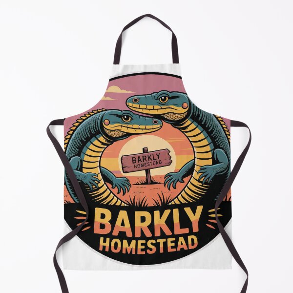 Item preview, Barkly Homestead Goanna Sunset Sticker designed and sold by Random Designs.