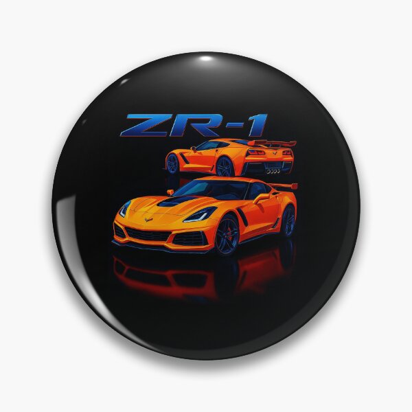 Item preview, C7 Corvette ZR1 in Sebring Orange with Dual View Composition designed and sold by TheArtOfCar.