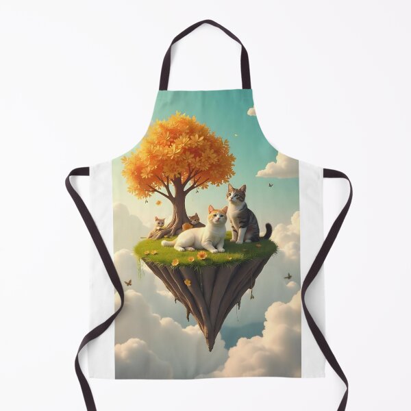 Item preview, Floating Cat Island in the Sky designed and sold by Ronin1969.