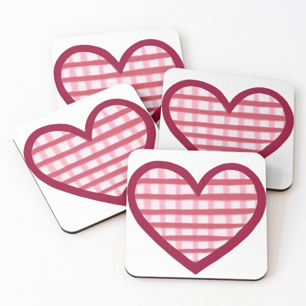 Item preview, Red Gingham Heart designed and sold by BlissfulBean.