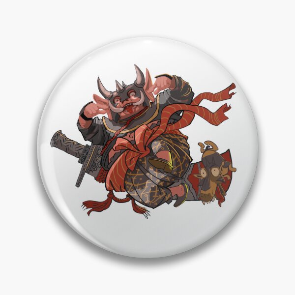 Item preview, Oni Power Pose – Cartoon Demon Warrior designed and sold by chamnongart.