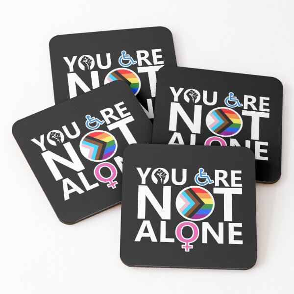 Item preview, You Are Not Alone (square) designed and sold by You Are Not Alone.