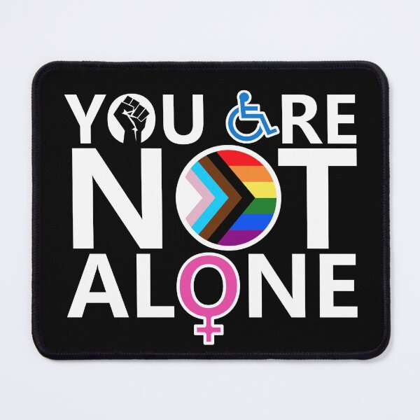 Item preview, You Are Not Alone (square) designed and sold by You Are Not Alone.