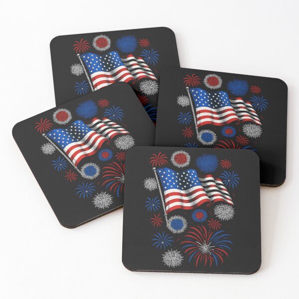 Item preview, Fireworks 4th of July American Flag Patriotic Sparklers designed and sold by TalalosART.