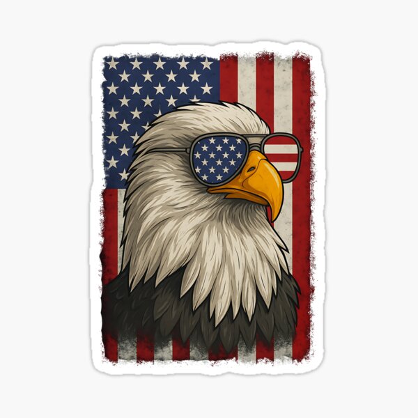 Item preview, Funny 4th Of July USA Flag American Patriotic Eagle designed and sold by TalalosART.