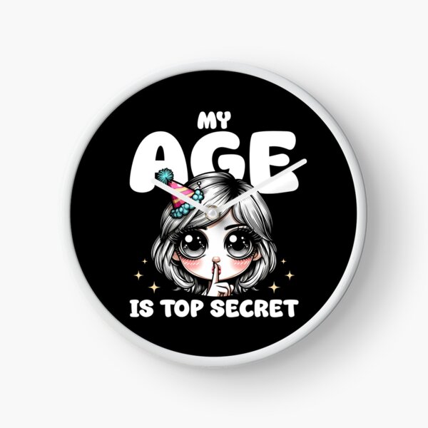 Item preview, MY AGE IS TOP SECRET - BIRTHDAY GIFT designed and sold by KEF Custom.
