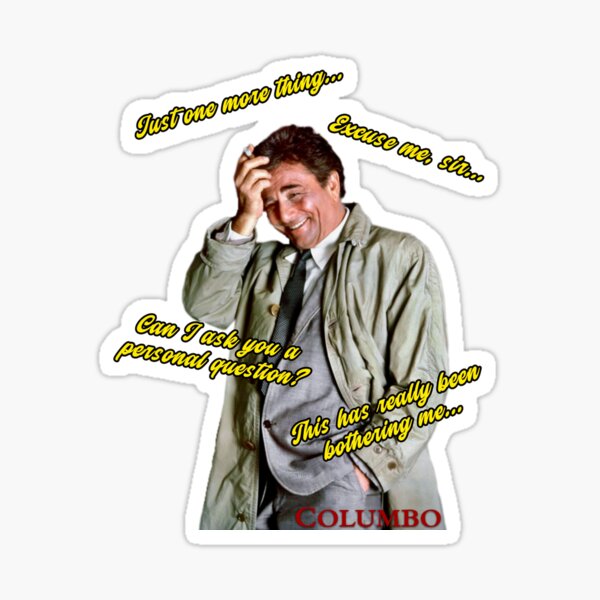 Item preview, Columbo Catchphrases designed and sold by Rabbit Ears TV.