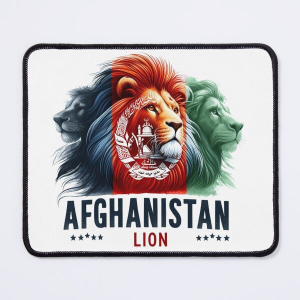 Item preview, Afghanistan Flag Lion designed and sold by HaydenMillepied.