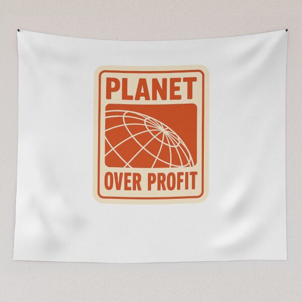 Item preview, Planet Over Profit  designed and sold by CharmStudio.