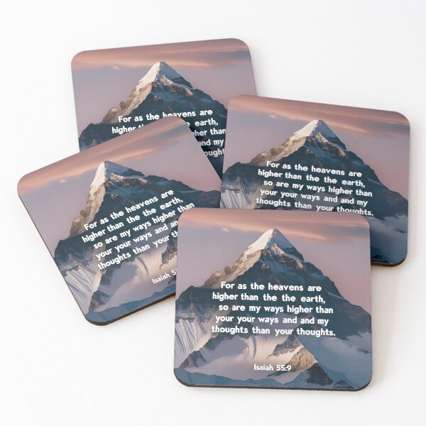 Item preview, My Ways Are Higher Than Your Ways | Isaiah 55:9 KJV | Mount Everest Faith Sticker designed and sold by Stilll Waters Studio.
