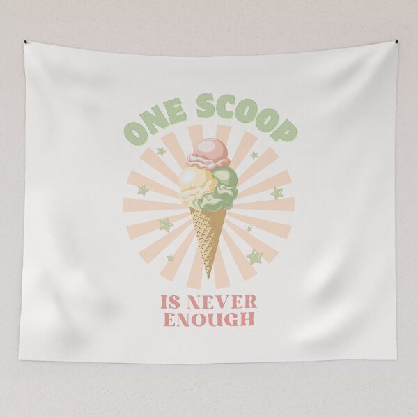 Item preview, One Scoop - Is Never Enough designed and sold by Fee Fee Fay.