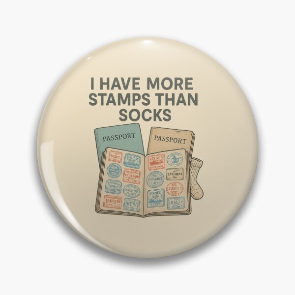 Item preview, I Have More Stamps Than Socks – Passport Humor Travel  designed and sold by denis90ch.