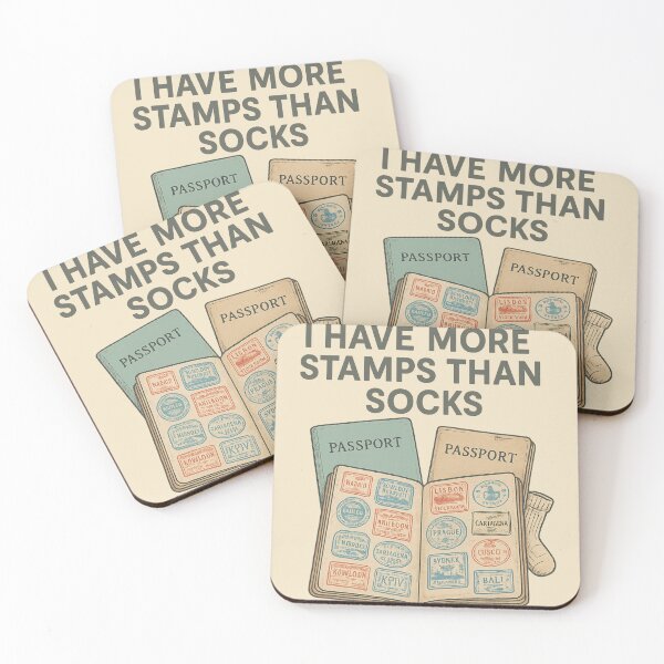 Item preview, I Have More Stamps Than Socks – Passport Humor Travel  designed and sold by denis90ch.