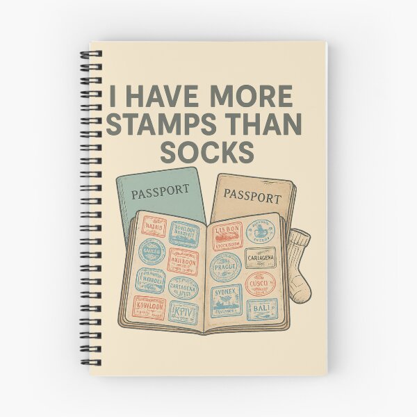 Item preview, I Have More Stamps Than Socks – Passport Humor Travel  designed and sold by denis90ch.