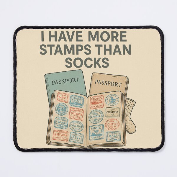 Item preview, I Have More Stamps Than Socks – Passport Humor Travel  designed and sold by denis90ch.
