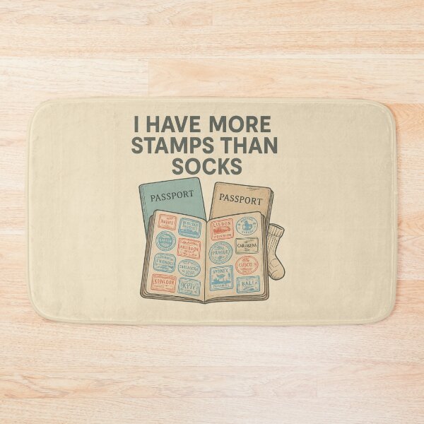 Item preview, I Have More Stamps Than Socks – Passport Humor Travel  designed and sold by denis90ch.