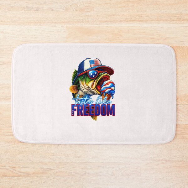 Item preview, Tastes Like Freedom Bass Fishing 4th of July For Boys Kids designed and sold by MOHITSALVI.