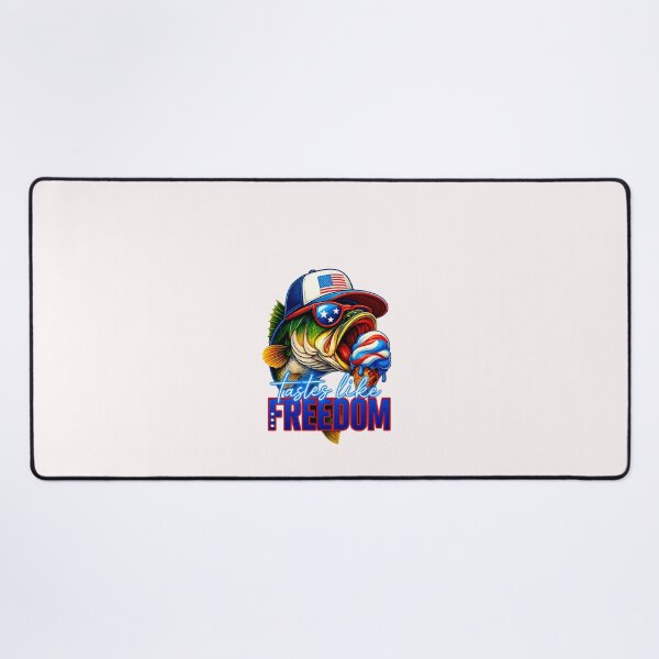 Item preview, Tastes Like Freedom Bass Fishing 4th of July For Boys Kids designed and sold by MOHITSALVI.