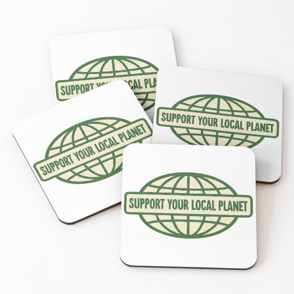 Item preview, Support Your Local Planet  designed and sold by CharmStudio.
