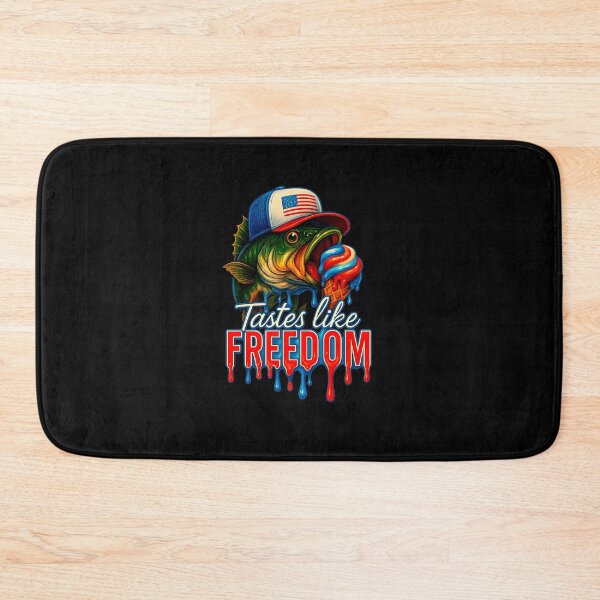 Item preview, Tastes Like Freedom USA Bass Fishing 4th of July America designed and sold by MOHITSALVI.