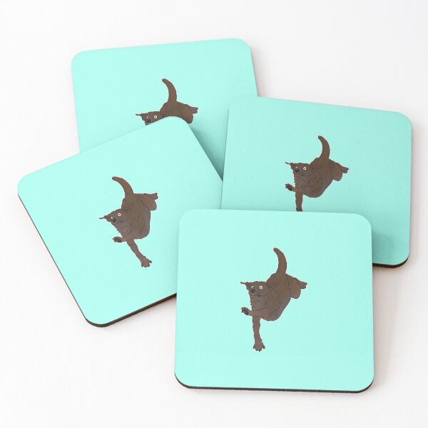 Item preview, Chocolate Labrador Retriever Belly Flop designed and sold by Sparklepupfaeri.