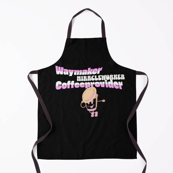 Item preview, Waymaker Miracleworker Coffeeprovider Funny Christian Text designed and sold by DivineHaven.