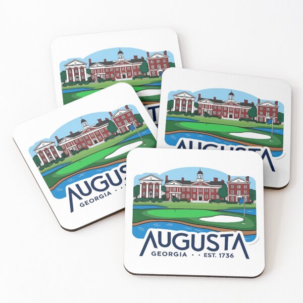 Item preview, Augusta Georgia Skyline | Est. 1736 | Southern Charm Sticker designed and sold by Stilll Waters Studio.
