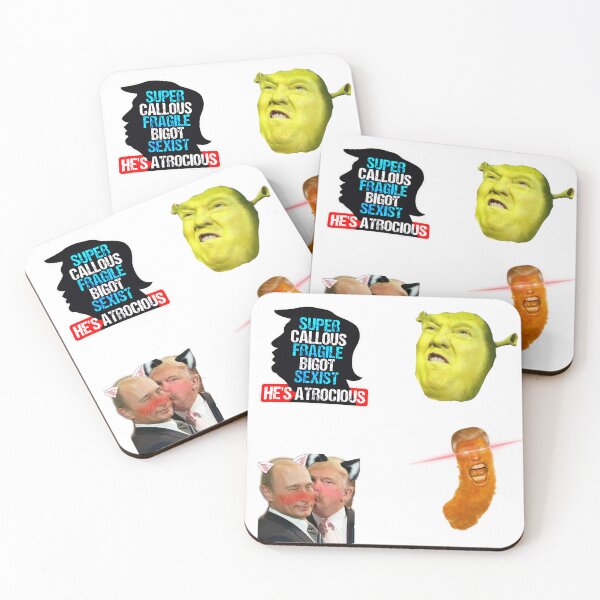Item preview, Funny Anti-Trump Stickers designed and sold by Trippy-Times.