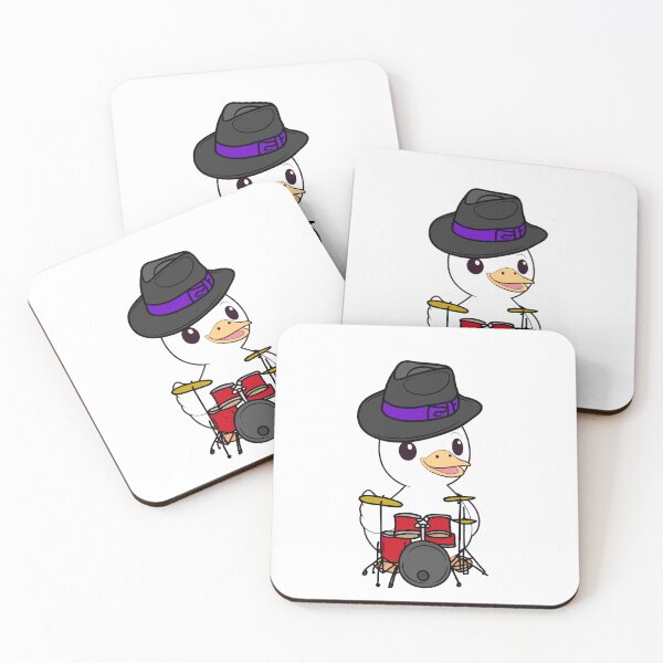 Item preview, Rock and roll Big Duck playing drums designed and sold by Pet Station.