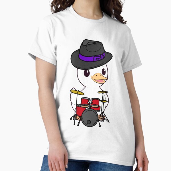 Item preview, Rock and roll Big Duck playing drums designed and sold by Pet Station.