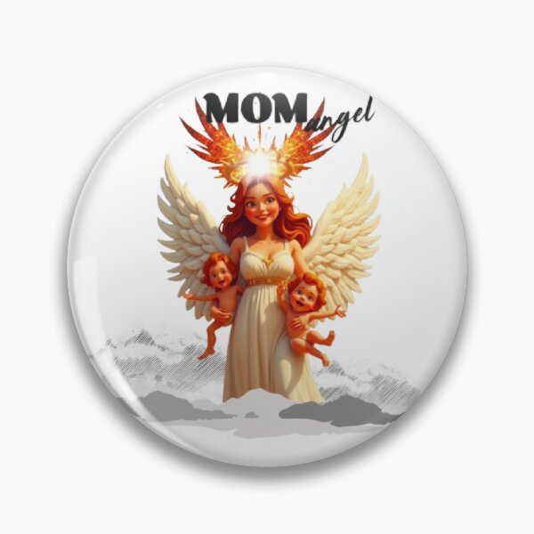 Item preview, Spiritual Mom Angel with baby angels designed and sold by DivineHaven.