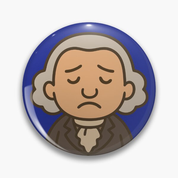 Item preview, Sad George Washington designed and sold by Melnick's Designs.