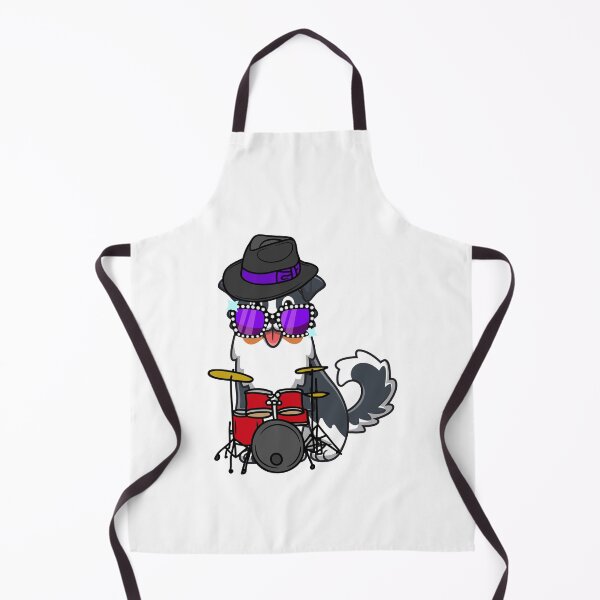 Item preview, Rock and roll Collie Dog playing drums designed and sold by Pet Station.