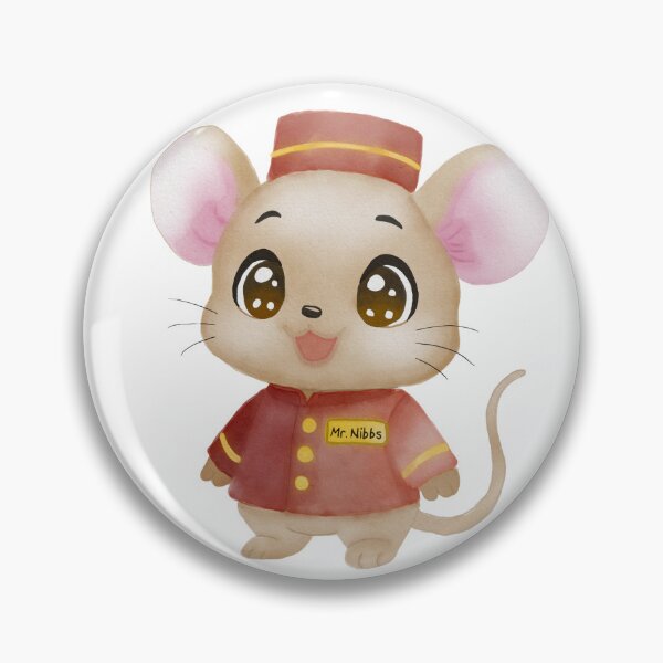 Item preview, Mr. Nibbs – Bellhop Mouse Illustration designed and sold by Drawn2Djo.