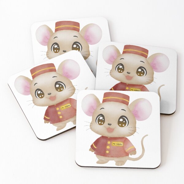 Item preview, Mr. Nibbs – Bellhop Mouse Illustration designed and sold by Drawn2Djo.