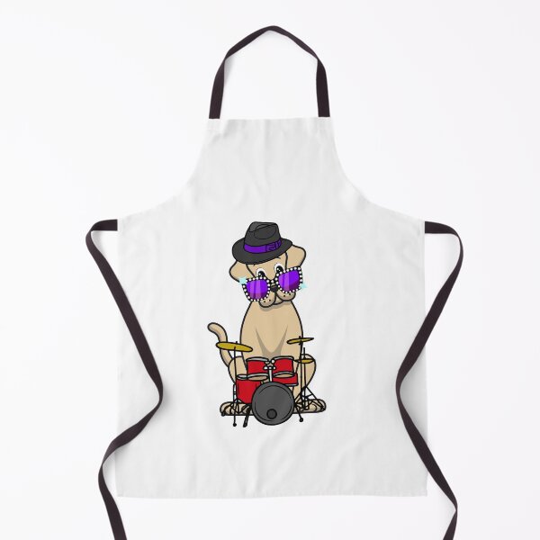 Item preview, Rock and roll Big Dog playing drums designed and sold by Pet Station.