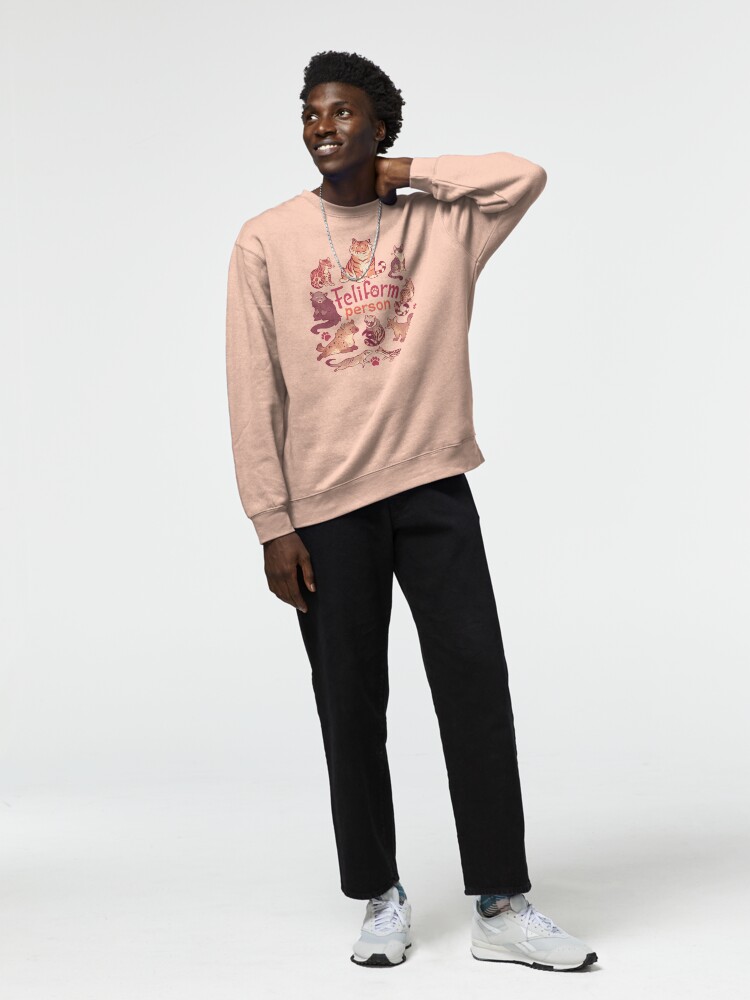 Thumbnail 3 of 7, Pullover Sweatshirt, Feliform Person designed and sold by Colordrilos.