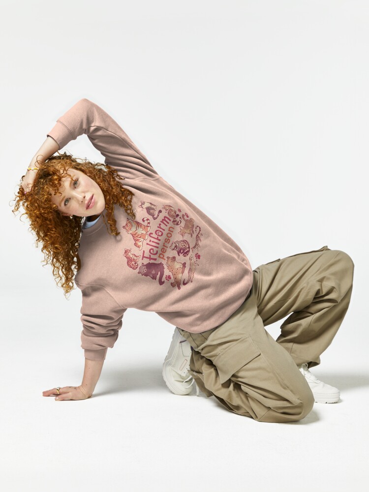 Thumbnail 6 of 7, Pullover Sweatshirt, Feliform Person designed and sold by Colordrilos.
