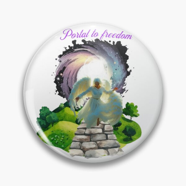 Item preview, Spiritual Archangel Steps through the Portal to Freedom designed and sold by DivineHaven.