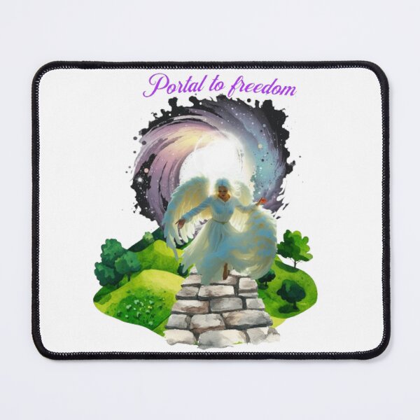 Item preview, Spiritual Archangel Steps through the Portal to Freedom designed and sold by DivineHaven.