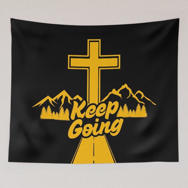 Item preview, Keep Going Christian Journey - Christian Quotes designed and sold by MoriaStore.