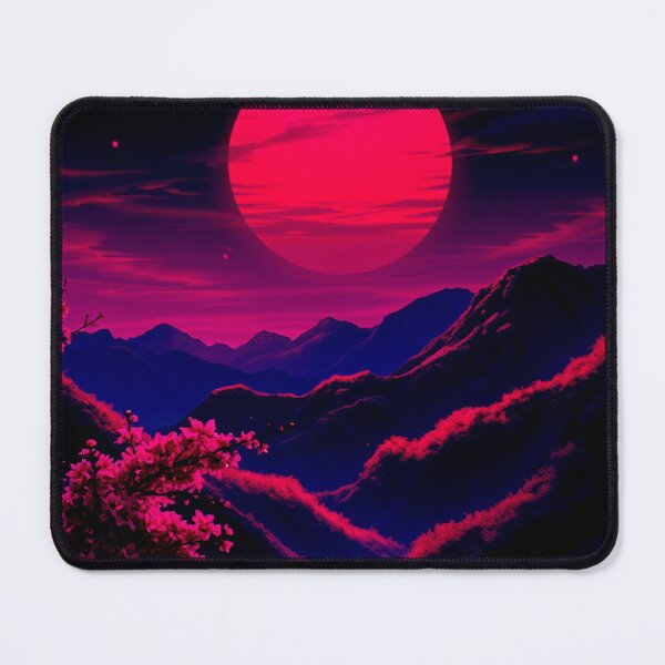 Item preview, Sunset AI Artwork | Futuristic Landscape designed and sold by typoinspired.