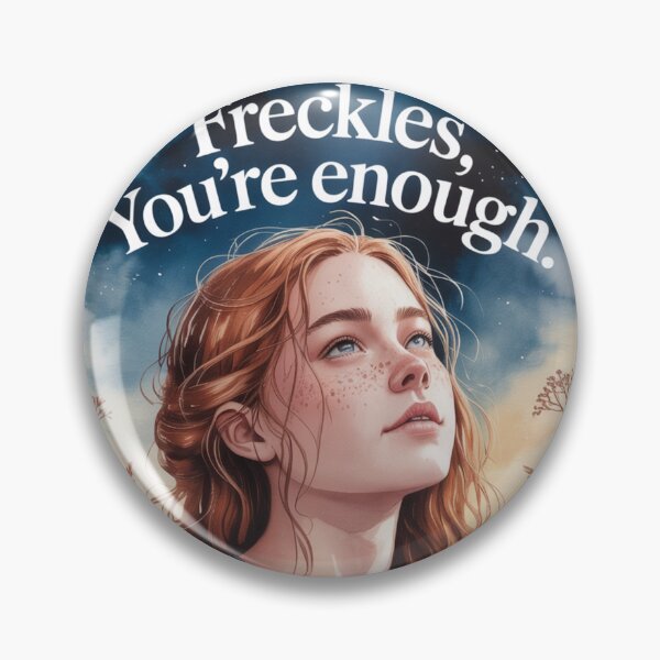 Item preview, Freckles You’re Enough Indie Folk Self-Love Outback #2 designed and sold by ThreadCultureAU.