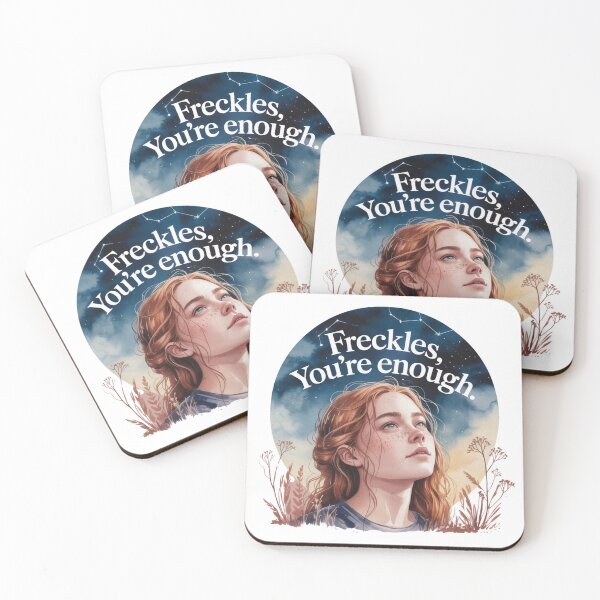 Item preview, Freckles You’re Enough Indie Folk Self-Love Outback #2 designed and sold by ThreadCultureAU.