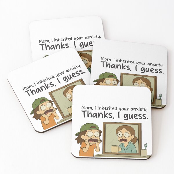 Item preview, Mom, I Inherited Your Anxiety – Honest & Anxious Mother's Day Design designed and sold by IMadeThisat3AM.