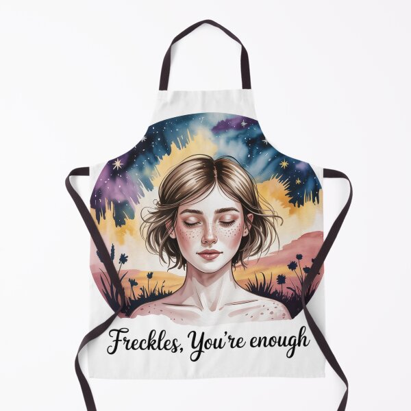 Item preview, Freckles You’re Enough Indie Folk Self-Love Outback designed and sold by ThreadCultureAU.