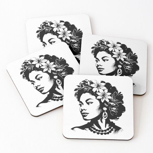 Item preview, Polynesian Woman Hawaii Pacific Islander Tongan Samoan designed and sold by inkoutninja.