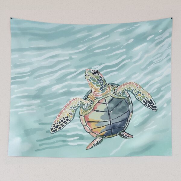 Item preview, Sea Turtle Watercolor designed and sold by Magnolia Valley Art.